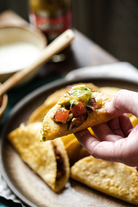 Easy Refried Chilli Taquitos