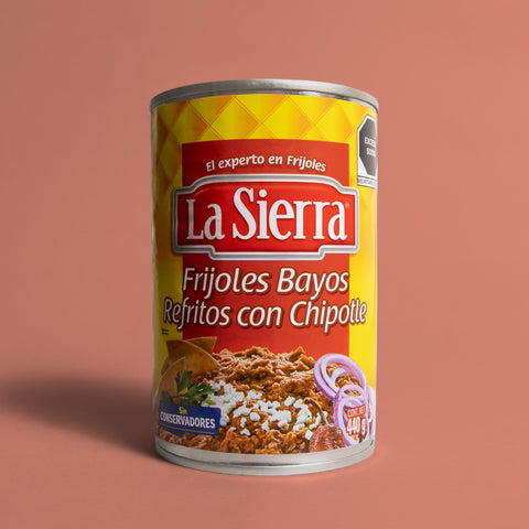 Refried Beans with Chipotle 430g - La Sierra
