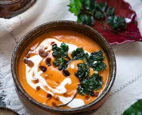 Spiced Sweet Potato Soup with Chipotle