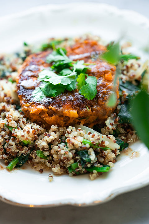 Sweet Potato Cakes with Chipotle