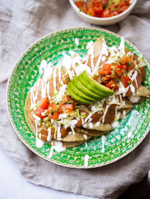 Chipotle-Beans Sauce Tacos