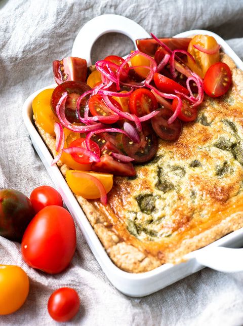 Poblano & Cheese Quiche