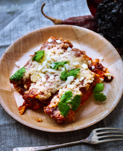 The Best Enchiladas Rojas