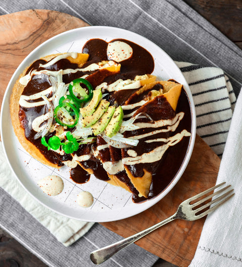 Veggie Enmoladas