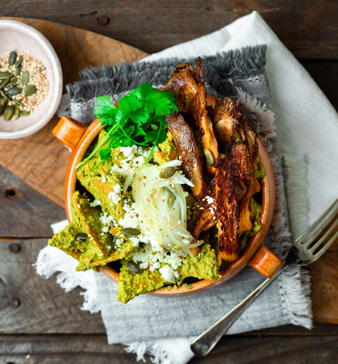 Green Mole Chilaquiles
