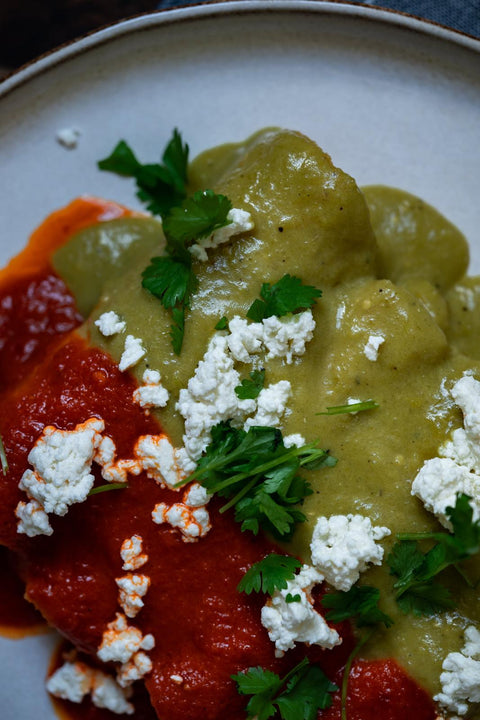 Red & Green Enchiladas