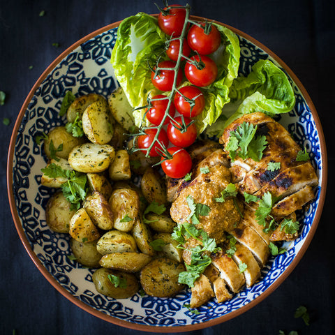 Grilled Chicken in Arriera Salsa
