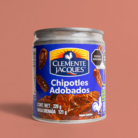 Chipotle Peppers in Adobo 220g -   Clemente Jaques
