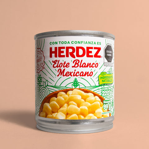 White Corn Grain 220g - Herdez