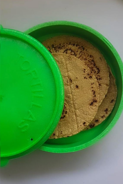 Green Tortilla Warmer