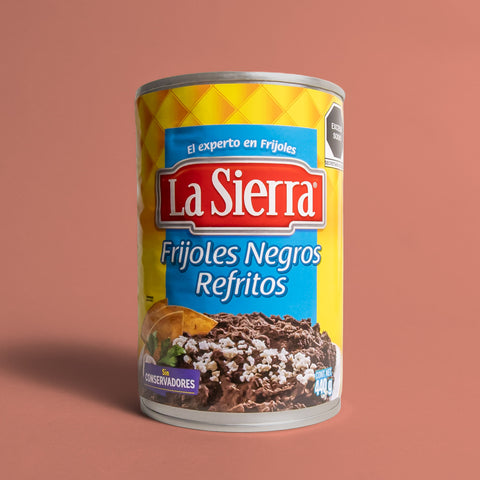 Refried Black Beans 430g - La Sierra