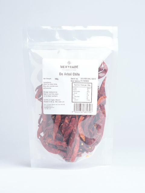 De Arbol Chile 100g