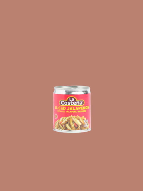 Sliced Green Jalapeno 199g - La Costena