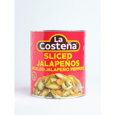Sliced Green Jalapeno 2.8kg - La Costena