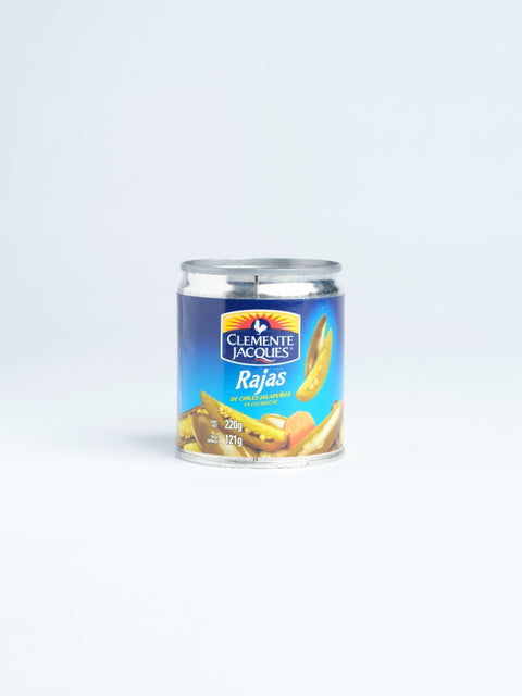 Sliced Green Jalapeno 220g -   Clemente Jaques