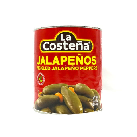 Whole Green Jalapeno 2.8kg - La Costena